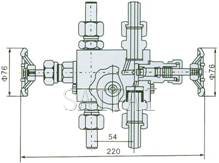 Structure of QFF3 3-Valve Manifold pic 2