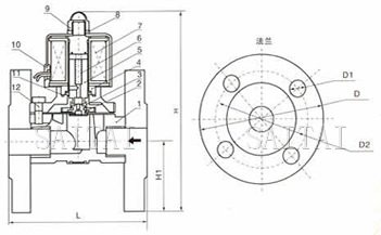 外形尺寸,內部結構圖1